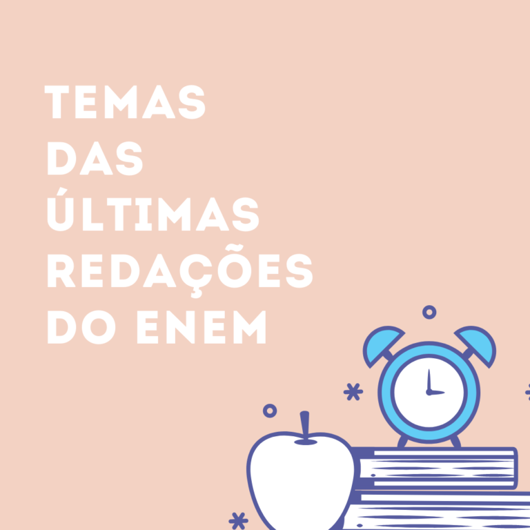 temas das últimas redações do ENEM